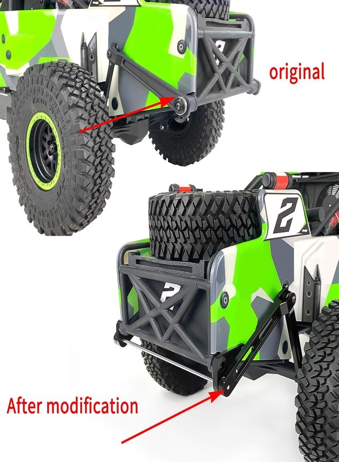 Zolikar Aluminum Rear Anti Swing Rod & Stabilizer Bar Set for Losi 1/10 Hammer Rey U4 Upgrade Parts - Image 4